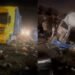 At the entrance to Angren, a truck hit 4 cars, there were casualties and injuries
