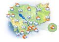 Rain forecast for parts of Cambodia over next few days