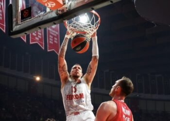 Olympiakos draws first blood as Monaco outclassed in EuroLeague Playoff opener – NEWS.MC