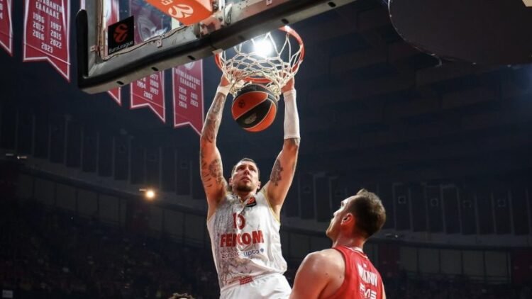 Olympiakos draws first blood as Monaco outclassed in EuroLeague Playoff opener – NEWS.MC