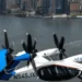 The first electric air taxis flew over New York, can carry up to 5 passengers