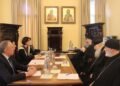 Patriarchal Locum Tenens Shio Mujiri Meets Georgian Dream FM Maka Botchorishvili – Civil Georgia