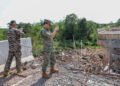 Cambodia hosts Foreign Military Attachés at site of destroyed Stung Meteuk Bridge