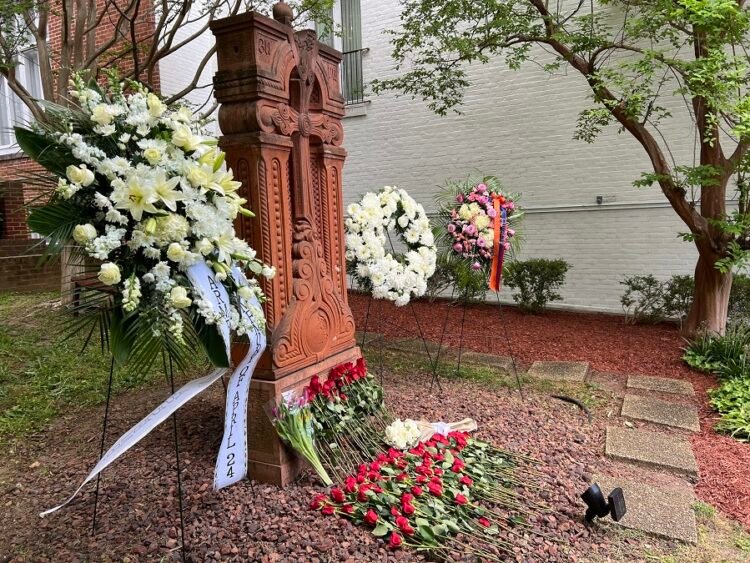 A ceremony to commemorate and pay tribute to the holy martyrs was held at the RA Embassy in the USA