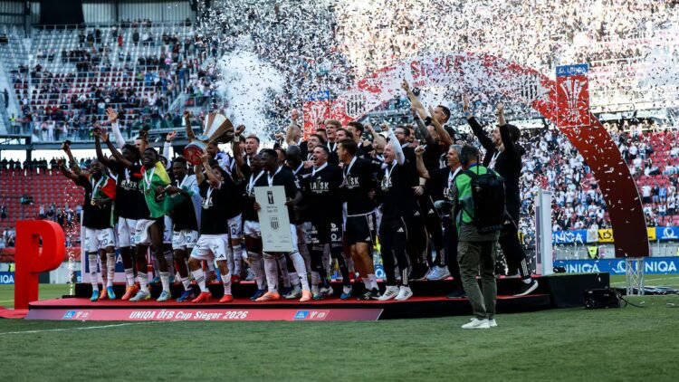Andrés Andrade celebrates his first title in Europe; LASK wins the Austrian Cup