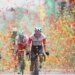 César Guavita of Movistar Best PC finishes at the end and wins the second stage of the Vuelta Bantrab 2026