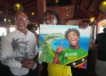 From Nevis to the World: Vaughn Anslyn Gains International Recognition After iShowSpeed Portrait