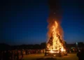 What are the restrictions on burning May Day bonfires?