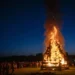 What are the restrictions on burning May Day bonfires?
