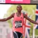 Historic world records were falling at the London Marathon