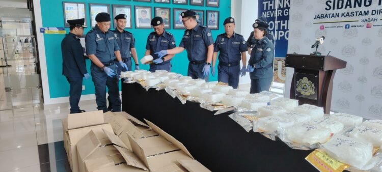 RM15 million meth bust: Sabah Customs seizes 305kg of drugs at Sepanggar Port