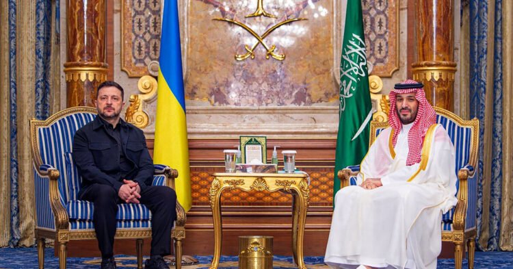 Volodymyr Zelenskyi and the Crown Prince of Saudi Arabia held security talks in Jeddah
