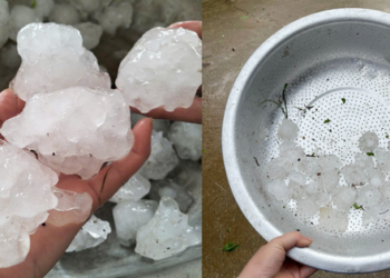 Hailstorm hits Vietnam’s Nghe An