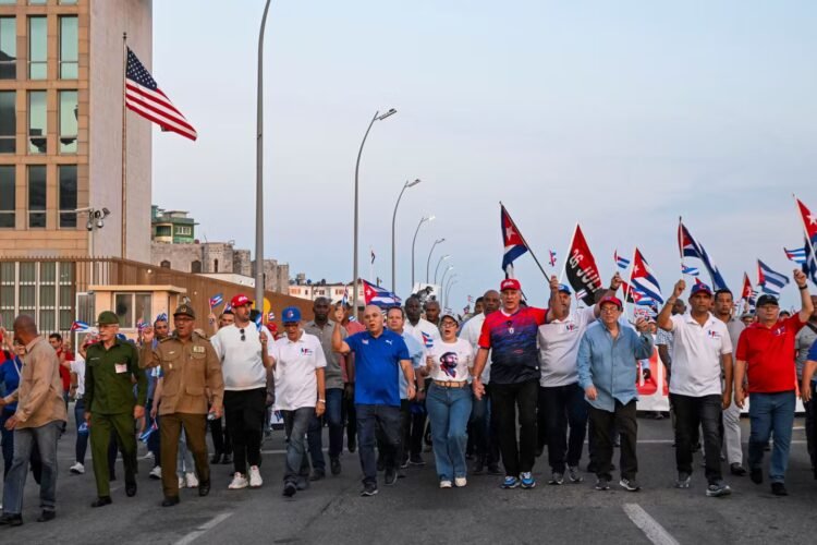 Cuba calls US sanctions ‘collective punishment’ during May 1 marches