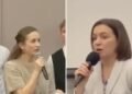 “This is not the first time we have encountered this woman.” Sandu about the incident at a meeting with the diaspora in Ireland