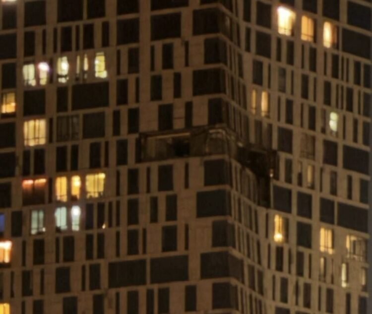 (VIDEO) In Moscow, a drone hit a residential complex: the explosion occurred 6 km from the Kremlin