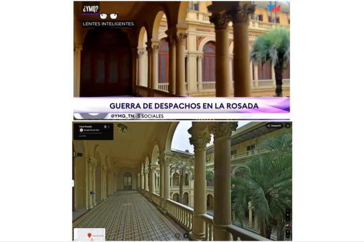 Pink House. The images from Google Maps that dismantle the complaint of journalistic espionage by the Government