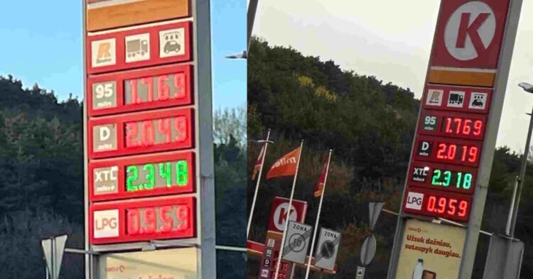 How did gas prices change on Friday morning? | Business