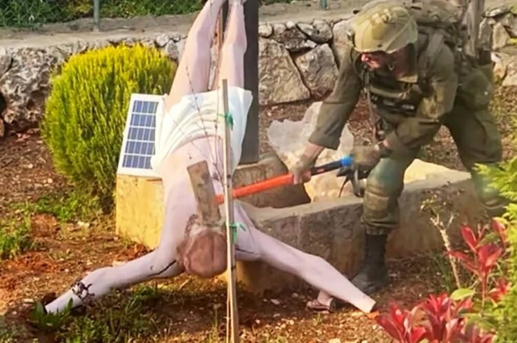 Israeli army confirms that soldier destroyed a statue of Jesus Christ in Lebanon. Netanyahu “shocked”