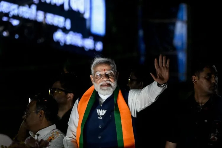 Modi eyes milestone win as key Indian states begin vote counts