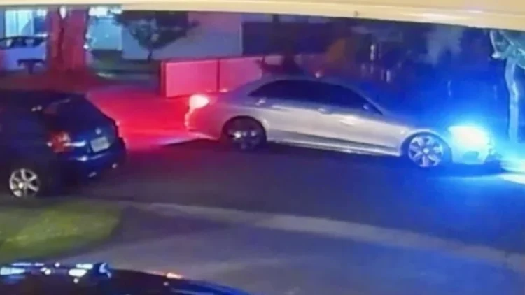 CCTV shows man allegedly kidnapped at gunpoint in Sydney