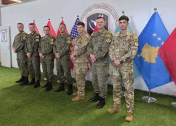 The KSF team has traveled on an international peace mission for the first time