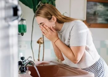 Do not wipe your face with a towel. Here’s why