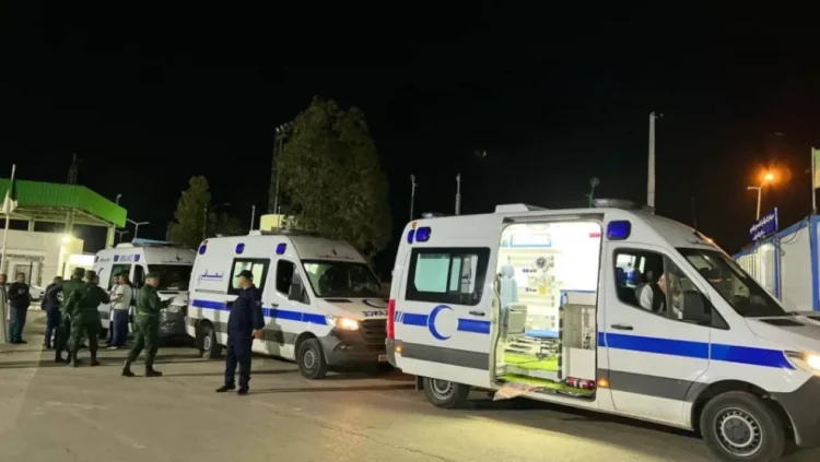 Bus accident in Tunisia. The injured were evacuated to Al-Boni Hospital