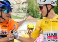 Florian Lipowitz second behind Tadej Pogacar at the Tour de Romandie
