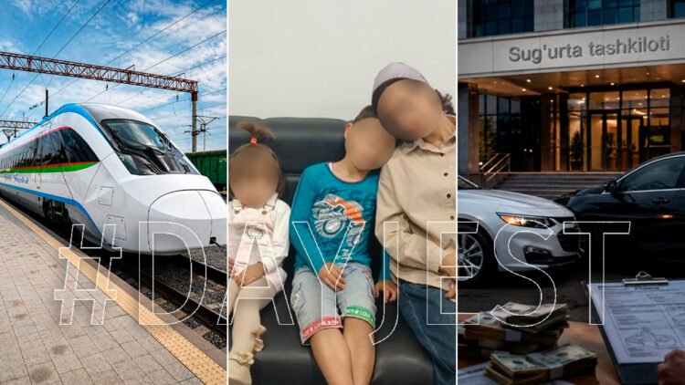 Electric train from Tashkent to Khiva and insurance fraud involving two Malibu – local digest