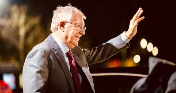 Sir Alex Ferguson was hospitalized!