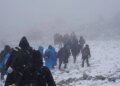 Snow surprise in Ankara in May