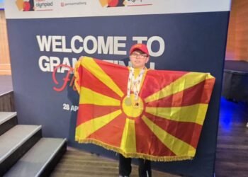 Historic success: Makedon Dimitrovski won two gold medals at the German Mathematical Olympiad