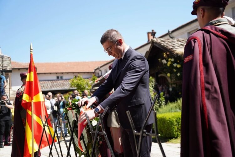 PHOTO: We will do everything for the ideals of Gotse Delchev and his fight for an independent Macedonia to remain eternal, Mickoski said