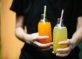 A teenager faces up to two years in prison. The crime: licking a straw from a juice machine