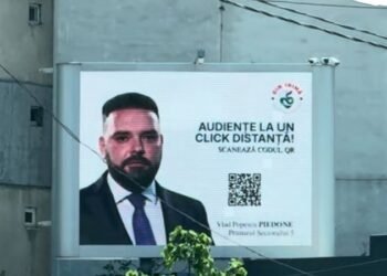 Request to check the panels with Vlad Popescu Piedone. “It’s obviously an image campaign paid for with public money”