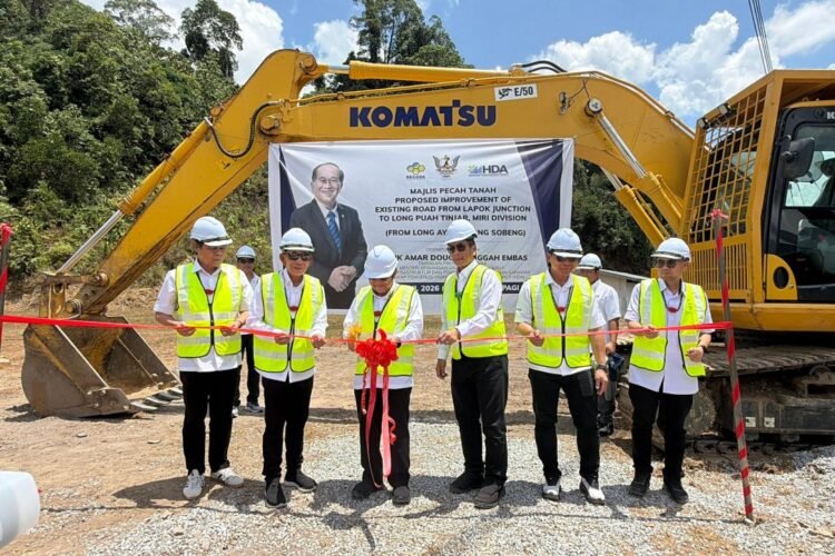 Upgrading works begin for 35km Long Aya–Long Sobeng road in Tinjar