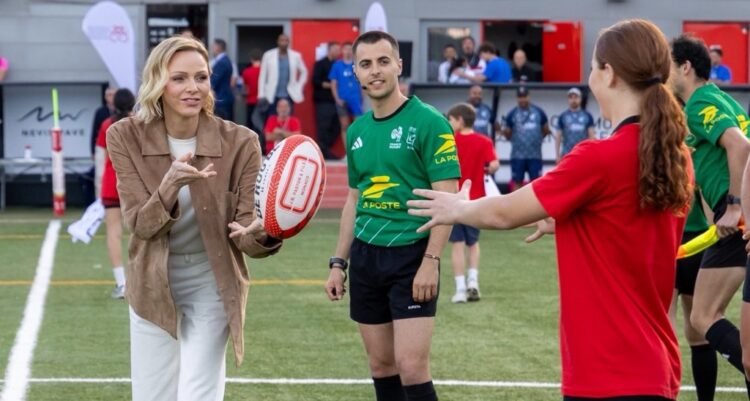 In pictures: Prince Albert II and Princess Charlene mark a historic moment as Monaco Sevens debuts
