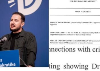 “Sali ‘armchair’ branded, not accused in vain” – Salianji publishes the decision of the British court: Berisha is connected to organized crime