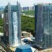 They turned a 121-meter giant skyscraper into a waterfall
