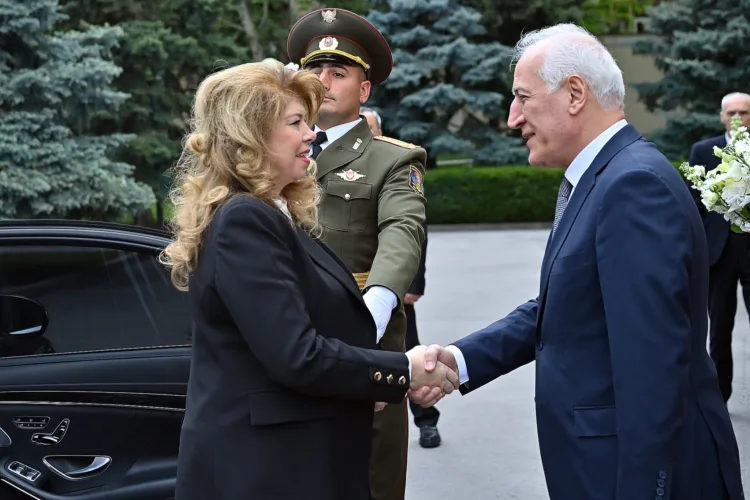 Vahagn Khachaturyan met with the President of Bulgaria Iliana Yotova