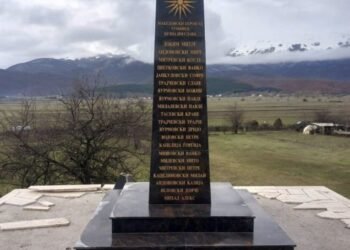 On May 10, the Macedonians in Albania will solemnly unveil a monument to the Macedonian heroes from Tuminec