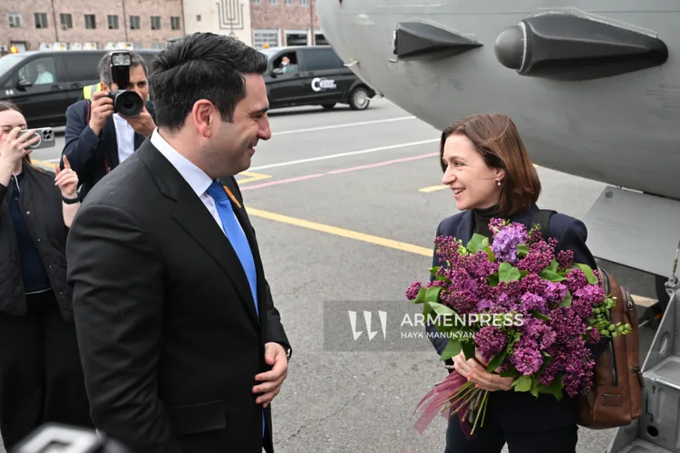 Maya Sandu arrived in Yerevan – ARMENPRESS Armenian News Agency