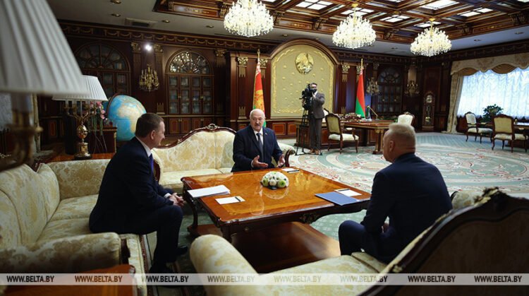 Lukashenko meets with Russian businessman Dmitry Mazepin