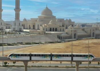 Egypt’s new driverless monorail is riding across the desert