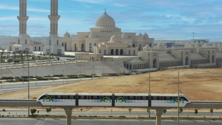 Egypt’s new driverless monorail is riding across the desert