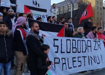 A group of activists detained in Belgrade, protesting against the Israeli weapons factory – Society
