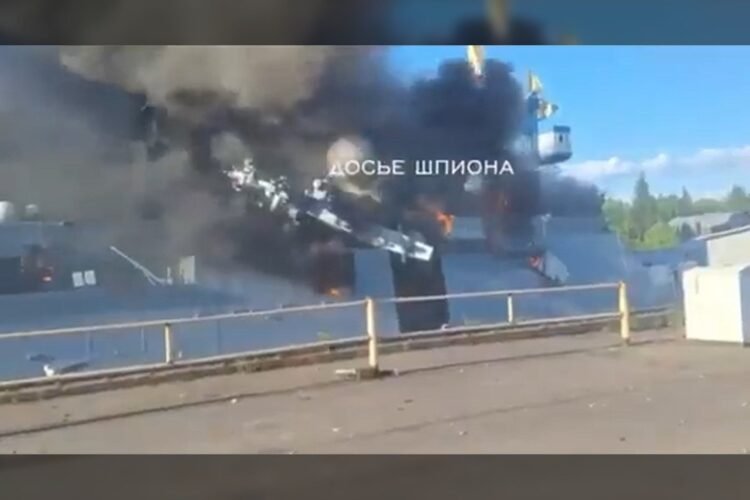 In the Baltic Sea – a powerful blow to the Russian fleet: the effects of the attack were shown up close