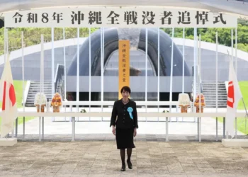 Japan PM Takaichi heckled with anti-war slogans at Okinawa ceremony