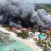 A luxurious Dominican resort was engulfed in flames: a mother of two children was tragically killed